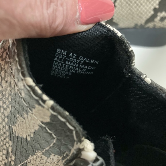 Arizona Jean Compan Snakeskin Boots Size 8 - Picture 7 of 8